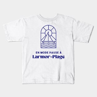 Larmor Plage in pause mode - Brittany Morbihan 56 BZH Sea Kids T-Shirt